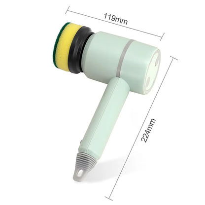 Electric Cleaning Brush USB Rechargeable Automatic Wireless Handheld Kitchen Dishwashing Brush Bathtub Tile Cleaning Brushes